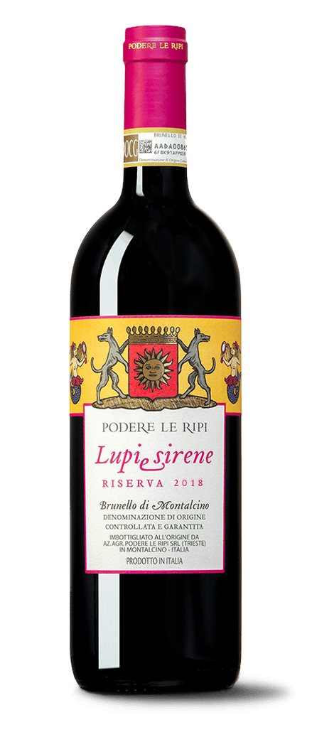 Lupi e Sirene Riserva - 2018 Podere Le Ripi