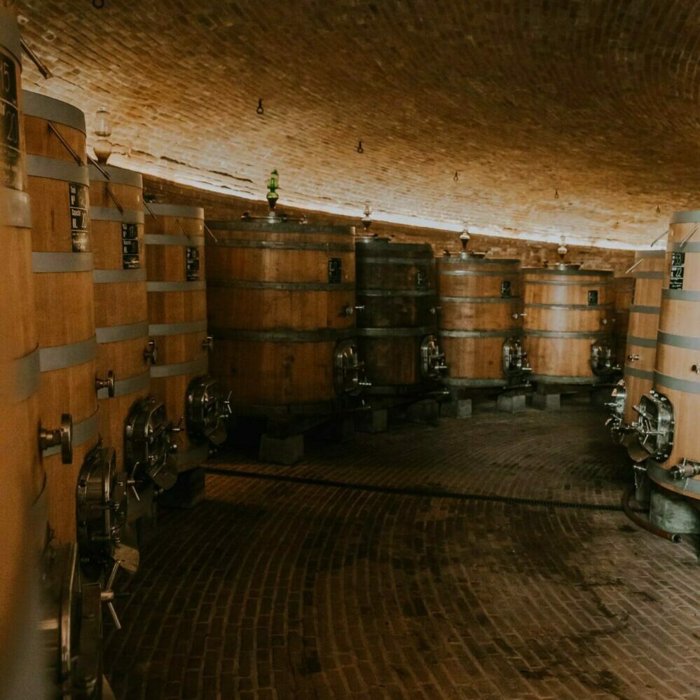 Montalcino Wine aeging in the Golden Cellar