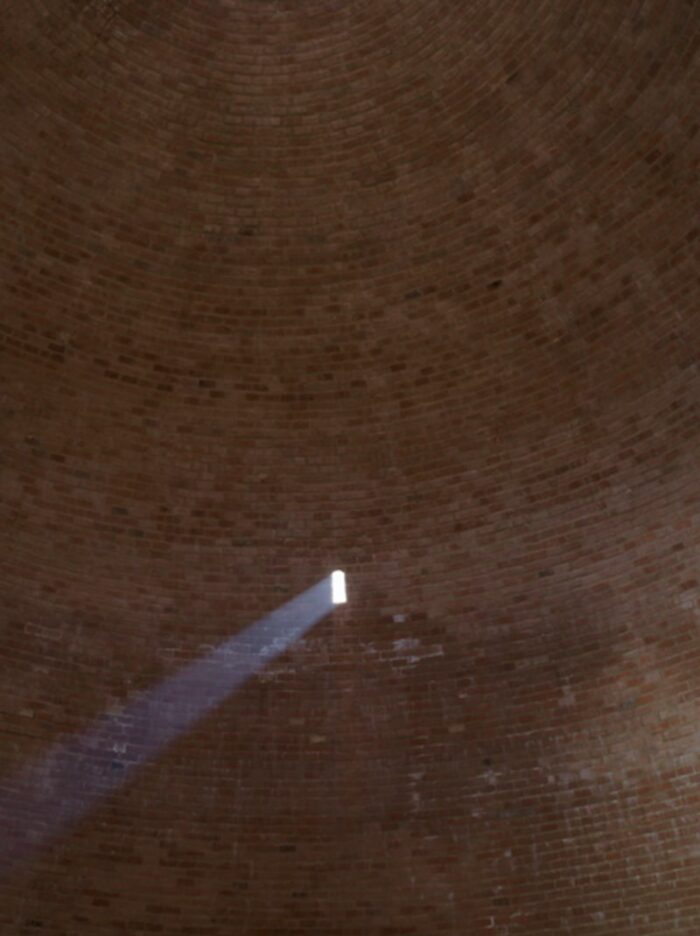 Inside the Golden Cellar in Podere Le Ripi Montalcino