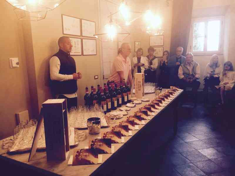 Tasting in Castello di Casole